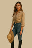 Floppy brim sun hat with rope strap