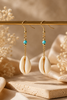 Sachi shell and beaded earrings