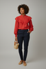 Flamenco Cascade blouse with ruffle detail