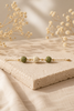 Handmade beaded Sachi raffia cotton and wood bracelet