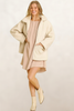 Sandstone swing dress with back keyhole