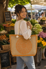 Sol Spirit Boho Floral Tote Bag