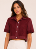 Heirloom Poplin Cropped Shirt
