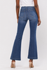 Mid-rise flare jeggings