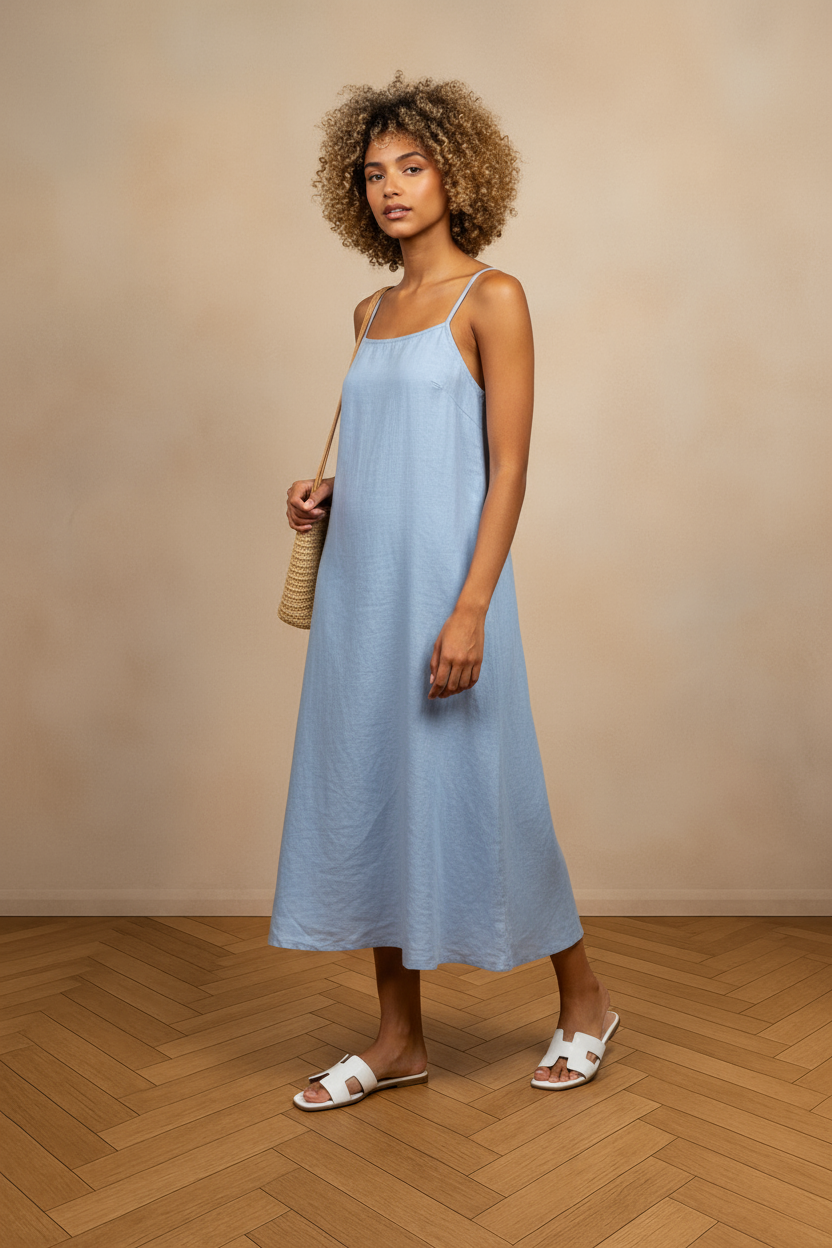 TRENDY H-SHAPED CUTOUT UPPER SLIDE SANDALS