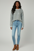 Zen Wave striped oversized sweater