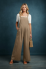 Pintuck detail overall styled look