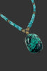 Southwest turquoise and quartz sterling necklace