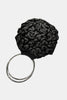 Steel handled knitted rose bag