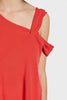 Modern twist neck asymmetrical top