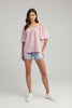 Off-shoulder top with front pocket product shot
