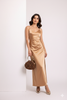 Hand-Knitted Halo Embossed Rose Bag with Steel Handles