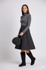 Halo embossed floral knit handbag
