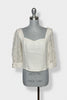Natural lace tweed top by Mandalay and Company