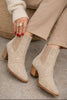 Sahara Sparkle bootie front view