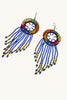 Maasai Sunset earrings traditional beadwork