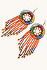 Handcrafted Maasai sunset earrings