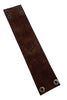 Copper palm tree leather bracelet detail