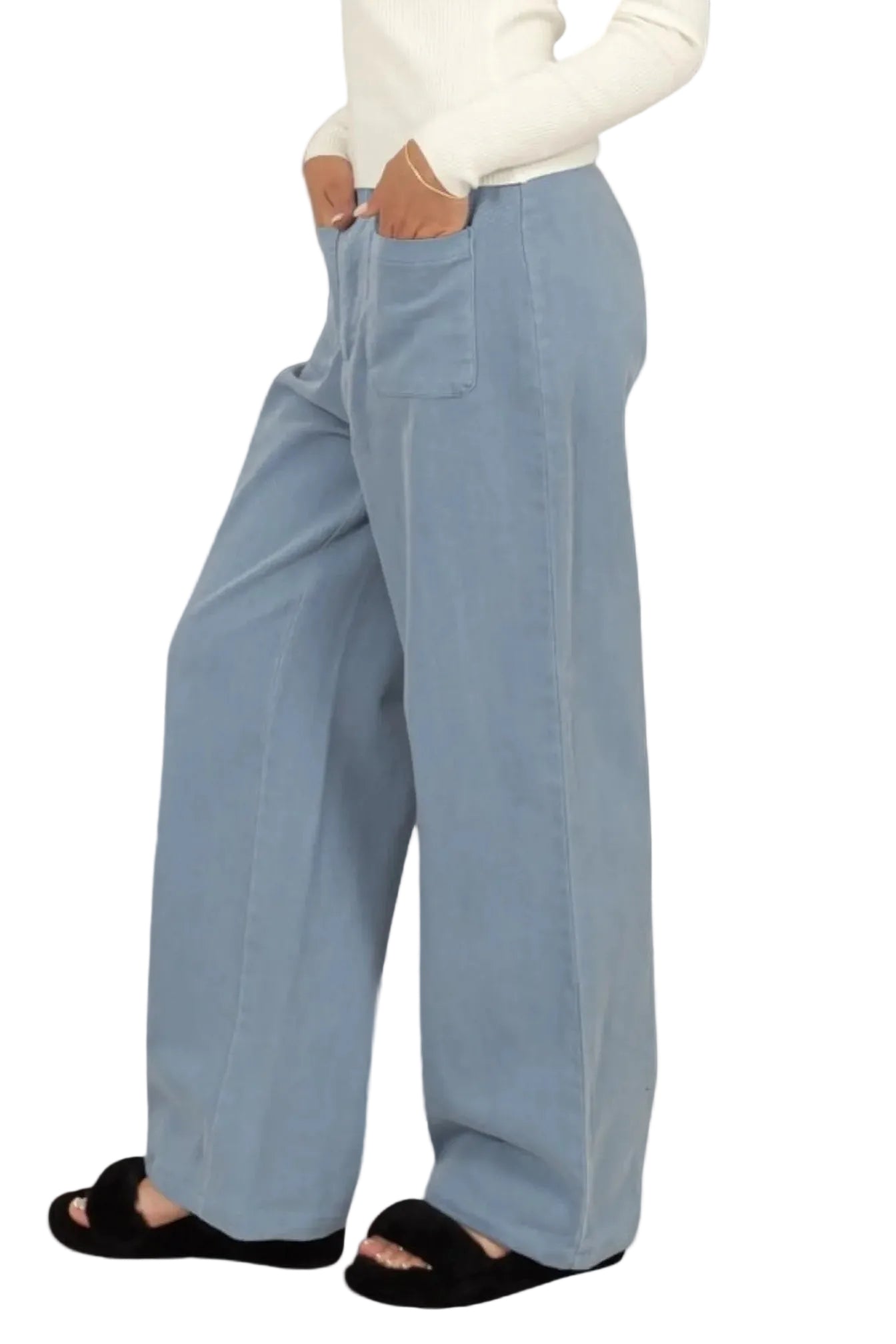 High Waisted Wide Leg Pants