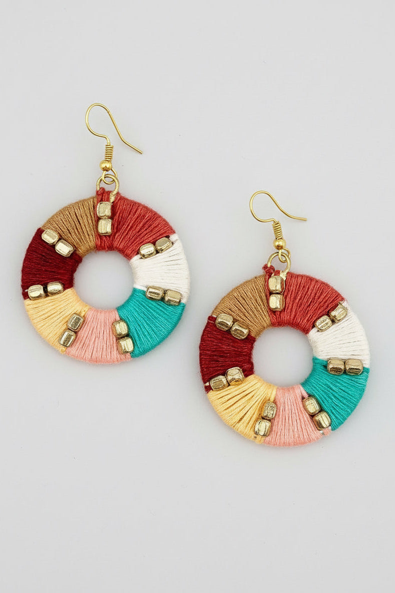Threaded Treasure Hoops