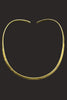Gold choker front view