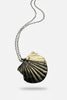 Seashell Eclipse necklace styled