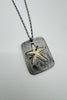 Starfish pewter necklace styled