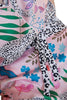 Cozy pink leopard trim pajama two-piece