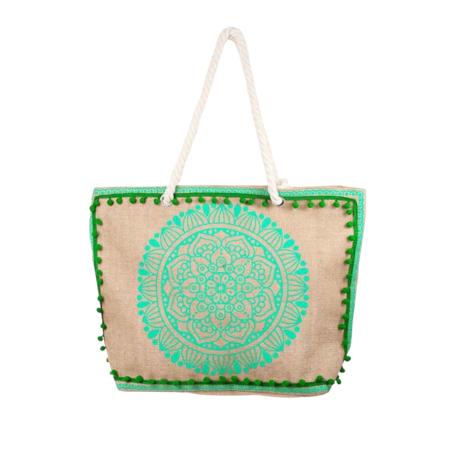 SOL SPIRIT BOHO FLORAL TOTE BAG