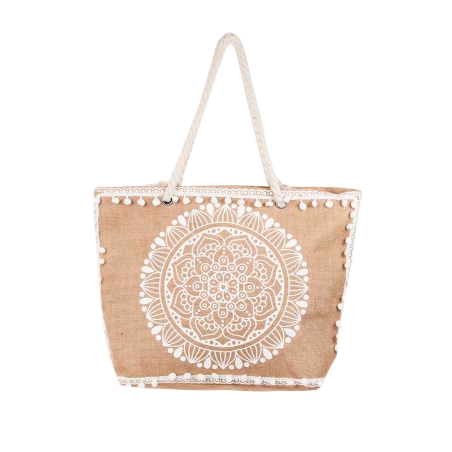 SOL SPIRIT BOHO FLORAL TOTE BAG
