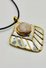 Milky Way pendant necklace detail