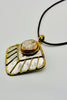 Sandstone Radiance pendant necklace close up