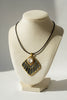 Auric Ray gold mixed metal pendant necklace