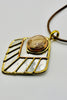 Desert Halo necklace side view