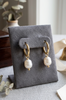 Mini freshwater pearl drop earrings