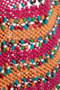 Handcrafted wooden beaded tote bag