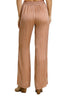 Riviera-inspired satin wide-leg striped pants, movement shot