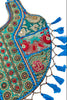 Handcrafted boho shoulder bag with Banjara embroidery