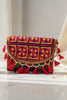 Embroidered Banjara bag with multicolor beadwork