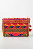 Handmade Multicolor Embroidered Beaded Banjara Shoulder / Clutch Bag