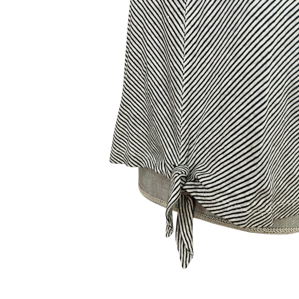 "THE EVERYDAY EDGE" RILEY STRIP TIE FRONT TANK TOP