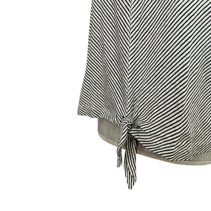 "THE EVERYDAY EDGE" RILEY STRIP TIE FRONT TANK TOP