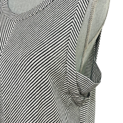 "THE EVERYDAY EDGE" RILEY STRIP TIE FRONT TANK TOP