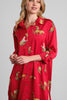 Cheetah print button-down midi dress cardigan