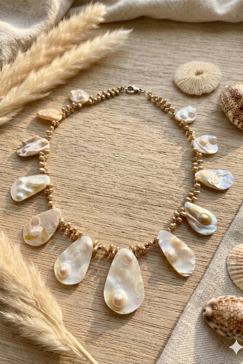 Tidal Muse Sterling Silver Necklace