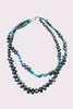 Pearl and turquoise statement necklace