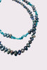 Midnight tide necklace layering piece