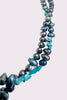 Freshwater pearl and turquoise chip necklace