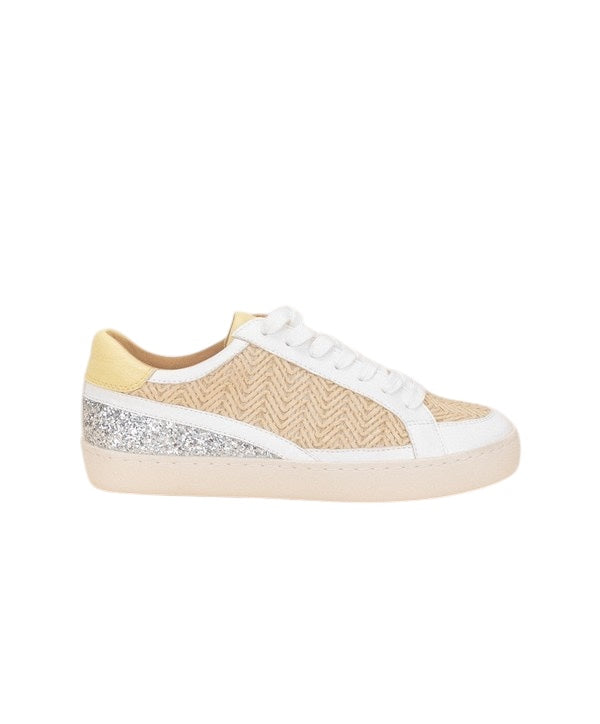 Yellow Sparkle Boho Harlow Sneakers