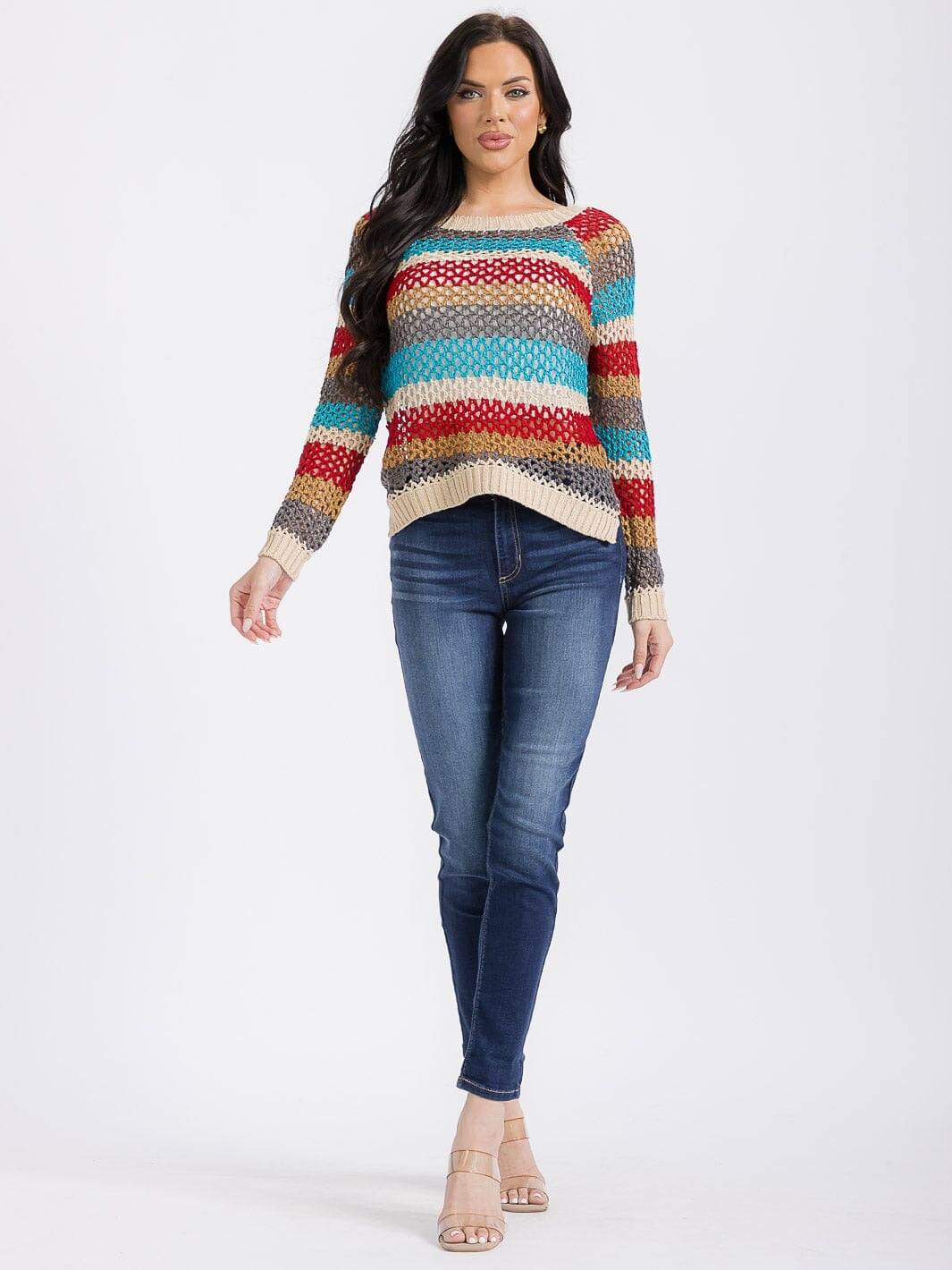 Carnival Stripe Pullover Sweater